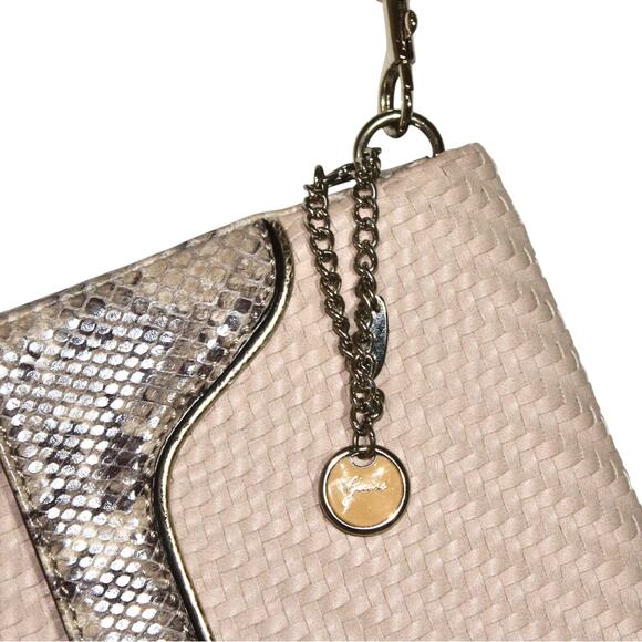 GUESS Beige and Snake Print Clutch Wristlet Large - Picture 4 of 5
